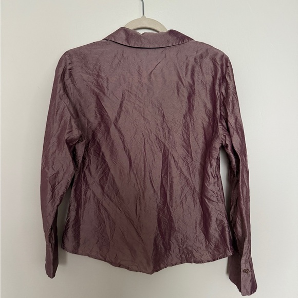 Metallic Purple- Pink Blouse - Picture 2 of 3